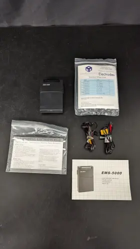 Ems-5000 Total Medical Electric Muscle Stimulator With Pads And Case