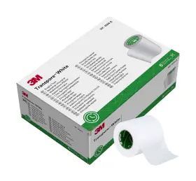 1534-2 Transpore 3m White Surgical Tape 2 Inch X 10 Yard 5cm 9