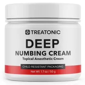 Treatonic Sv-q3zo-jc9s Maximum Strength Numbing Cream 1.7 Ounce 50 G Black-b
