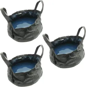 Am-00426x3 Trendbox Multiple Foldable Wash Basin Sink Water Bag Portable 3 X Dark Blue
