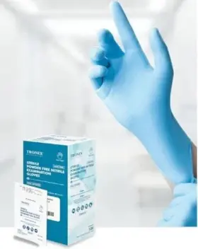 9088str-10 Tronex Sterile Nitrile Powder-free Fully Textured Examination Gloves