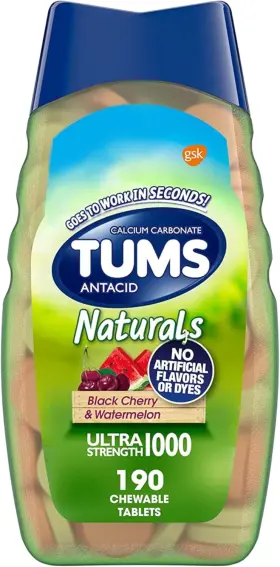 725036a Tums Naturals Ultra Strength Antacid Chews For Heartburn Relief Great A