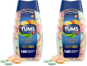 74610 Tums Ultra Strength Antacid Tablets For Chewable 160 Count Pack Of 2