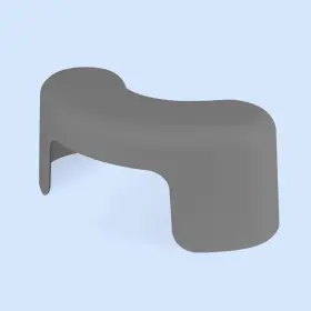 Tushy 810072161673 Arc Toilet Stool Supports A Natural Squatting Posture To Charcoal