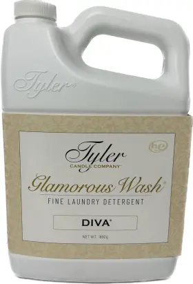 Dfg-242rg Tyler Candle Company Glam Wash Laundry Detergent Diva Liquid 64 Fl Oz Half Gallon He Safe