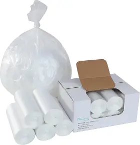 Hd366010-8c Typlastics 55 Gallon Clear Trash Can Liners - 1 Count Pack Of 200