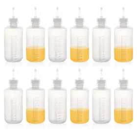 Vol.250ml Ulab Udb1006 12pcs Vol.250ml/8.5oz Drop Dispensing Bottles Ldpe Material Pp Cap And Screw