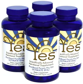 Ultimate Efas 857307002066 Support Heart Health And Skin - Plant Based Omega 3-6-9 120 Capsules 4 Pack