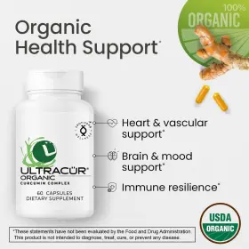 Ultra Botanica 856329006427 Ultracur Organic Curcumin Complex - Mfr Sealed 3 Bottles Ultra Botanica 856329006427 Ultracur Organic Curcumin Complex - Mfr Sealed 3 Bottles
