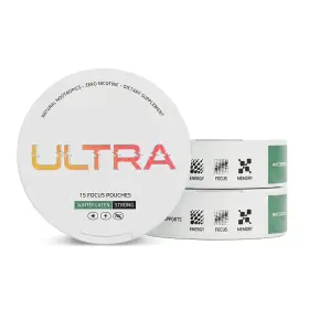 Ultra Pouches 850079383036 Energy Focus Nootropic Wintergreen 3 Cans Caffeine Nicotine-free Ultra Pouches 850079383036 Energy Focus Nootropic Wintergreen 3 Cans Caffeine Nicotine-free