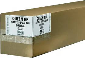 Ultrasac 735692021476 Aluf Plastics High Performance Queen Size Mattress 2.5 Mil Eq Clear