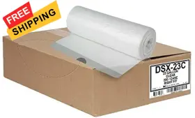 Dsx-23c Ultrasac Aluf Plastics 23-26 Gallon 0.9 Mil Clear Garbage 1 Count Pack Of 200