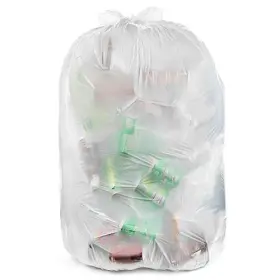 Ul-39586cl Ultrasac 55-60 Gallon 6.0 Mil Clear Heavy Duty Trash Bags - 39 Inch X 58