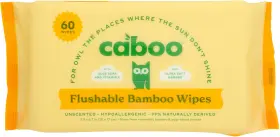 20086 Unfi Caboo Bamboo Flushable Wipes 60