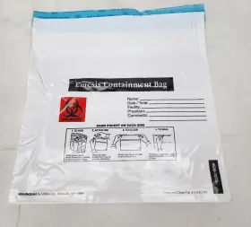 Ufemb1010 Uniflex Emmy-gard Emesis Containment Bags 10 Inch X 2.5 Flaps - Case Of 1000