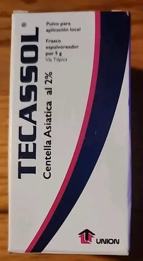 Union 460536564941 Tecassol En Polvo 5g Centella Asiatica 2% Cicatrizaci N De Heridas Ulceras