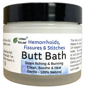 Urban Releaf 712038432950 Butt Bath Hemorrhoids Fissures And 3 Ounce Pack Of 1