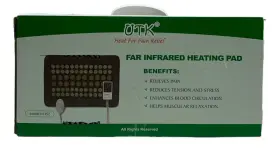 H11s1-u-b Utk 19x15 In Jade Stone Far Infrared Heating Pad With Smart Controller Pain Relief