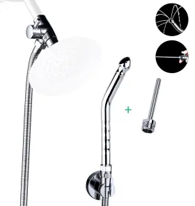 V-frankness 659446736457 Shower Enema Kit With 100 Inches Hose Water Control Valve And Div