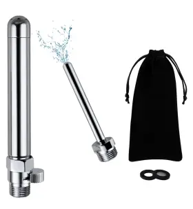 W-0006-1c V-frankness Shower Enema Kit Douche Nozzle Cleansing System With Polished Chrom