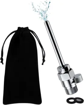 W-0006-1wec V-frankness Shower Enema Cleaner Smooth Metal Douche Nozzle Cleansing System For Men