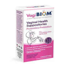 Vagibiom 850010523385 Lactobacillus Suppository Microbiome Flora 1 Count Pack Of