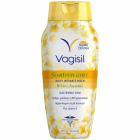 Vagisil 011509060334 Feminine Wash 12 Oz Ph Balanced Intimate Area Hygiene White Scentsitive