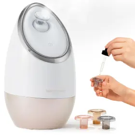 Vp59321-5200 Vanity Planet Aira Ionic Facial Steamer Beige - Pore 5 Piece Set