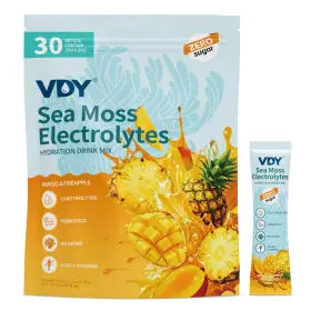 Vdy30c Vdy Electrolyte Powder Packets 30 Sticks Sugar Free Zero Calorie Keto Moss Drink