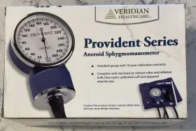 02-1101 Veridian Healthcare Aneroid Sphygmomanometer Adult - Blood Pressure Monitor Or Press