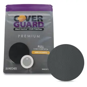 101-101b Veridian Healthcare Coverguard Cgm Overpatch For Freestyle Libre 3 Waterproof 25-count Black