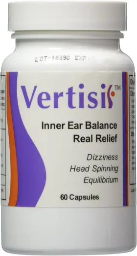 No-abs3-nkj2 Vertisil Eliminate Vertigo Single Bottle 60 Capsules. Fast Relief Green