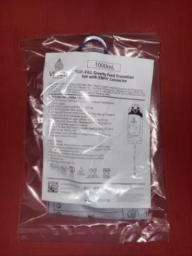 Ved-045 Vesco Madical Gravity Feed Transition Set With Enfit 54 Ea
