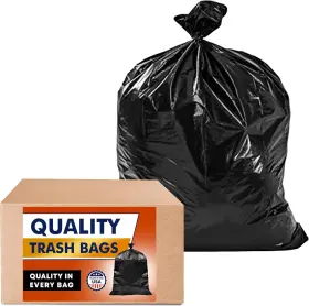 Veska 655043800034 55 Gallon Trash Bags Heavy Duty Value-pack 50 Count Pack Of 1 Clear