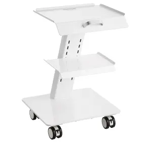 Vevor 197988195146 Lab Trolley 3-layer Rolling Cart Metal Mobile With Swivel W
