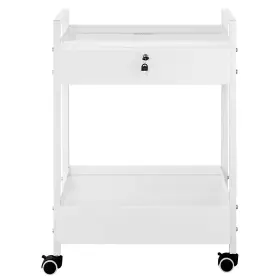 Vevor 197988196235 Lab Cart 2 Tiers Stainless Steel Utility Medical With Drawer