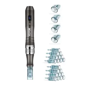 Vevor 197988226307 Professional Microneedling Pen 6-speed Electric Beauty With 20 Needles