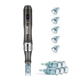 Vevor 197988411765 Professional Microneedling Pen 6-speed Electric Beauty With 5 Needles