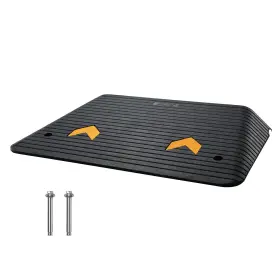 Vevor 840281598861 Rubber Threshold Ramp 4 H 35.6 L Wheelchair Doorway Non Slip Rise Wide