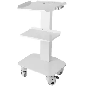Vevor 840349906461 3 Trays Utility Cart 3-layer Trolley Heavy Duty Lab Dental Rolling