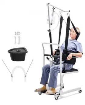 Xfl-qx-yw03 Vevor Electric Patient Lift Transfer Chair Wheelchair With Sling