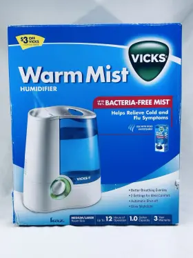 V745a Vicks Warm Mist Humidifier Steam 1gal Capacity Read