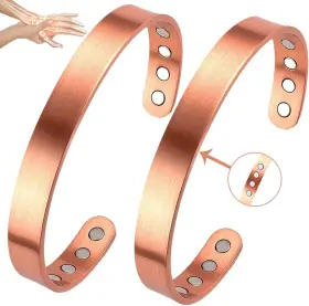 0518001 Vicmag Copper Magnetic Bracelet For Women And Men Ultra Strength Glossy