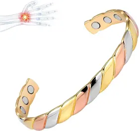 1102004 Vicmag Copper Bracelet For Women Men Magnetic With Ultra Tricolor