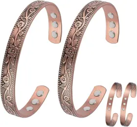 Usl0507003 Vicmag Copper Bracelet For Women Men 100% Solid Pure Gift 9x