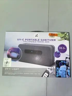 Vie Oli 680079747176 Uv-c Portable Sanitizer Collapsible Travel Bag