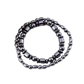 Rdbh0112a Viki Lynn Rdbh0112a---2a 2b-fba 2 Sets Of Hematite Piece Set Pcs Anklets Bracelets