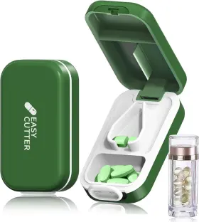 8c-dvbg-z0fa Vilosa Pill Cutter Best For Small Or Large Pills With Safety White