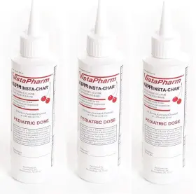 Vistapharm 366689202044 Insta-char Aqueous Cherry 4 Fl Oz 3 Pack
