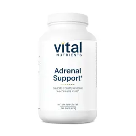 Vnadr240 Vital Nutrients Adrenal Support Supplements Gland Function Cortisol Gluten Dairy Soy Free 240